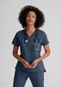 GREYS ANATOMY STRETCH GVST028X TOP